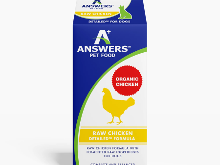 Answers - Detailed Chicken - Raw Dog Food - Various Sizes (Local Delivery Only) Supply