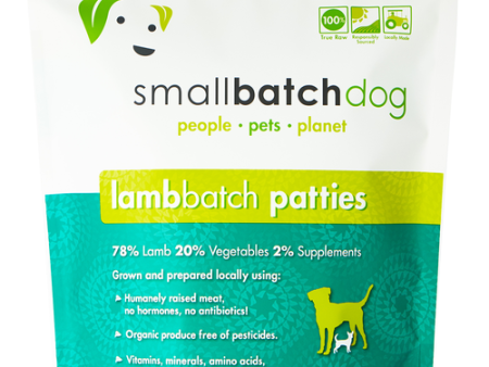 Small Batch - Frozen Lamb Batch Patties - Raw Dog Food - 6 lb (Local Delivery Only) Cheap