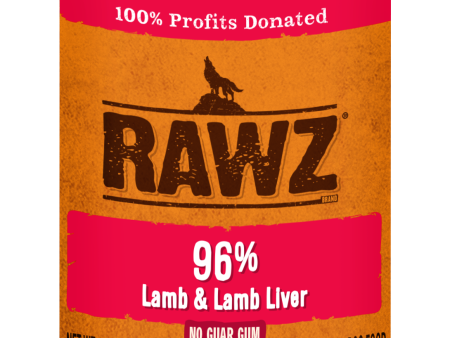 RAWZ - 96% Lamb & Lamb Liver - Wet Dog Food - 12.5 oz For Cheap