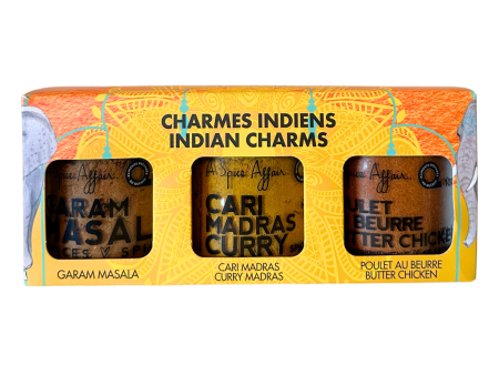 INDIAN CHARMS 3-PACK SPICE SET (300 G) Sale