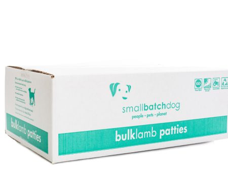 Small Batch - Frozen Lamb Batch Patties - Raw Dog Food - 18 lb (Local Delivery Only) Discount