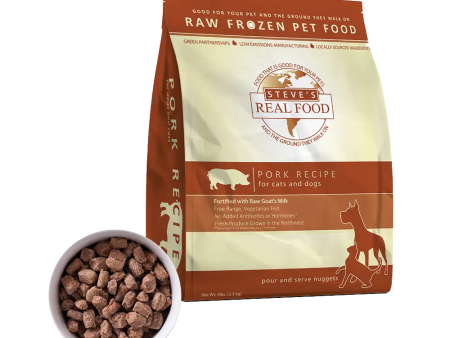 Steve s Real Food - Pork Nuggets - Raw Dog Food - Various Sizes (Local Delivery Only) Sale