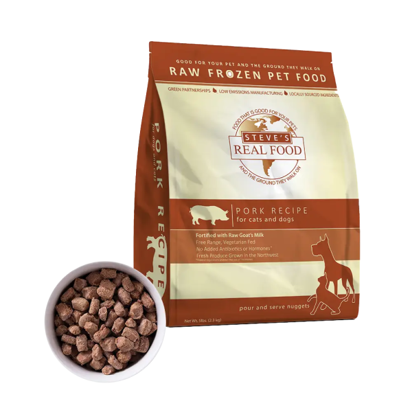 Steve s Real Food - Pork Nuggets - Raw Dog Food - Various Sizes (Local Delivery Only) Sale