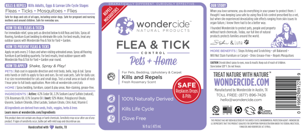 Wondercide - Natural Flea, Tick, & Mosquito Spray Fashion