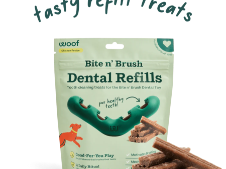 Woof - Bite n  Brush Refills Treat For Sale