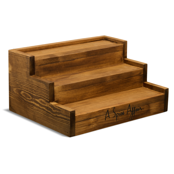 A SPICE AFFAIR S COUNTERTOP WOOD RACK (12 JARS) Online now