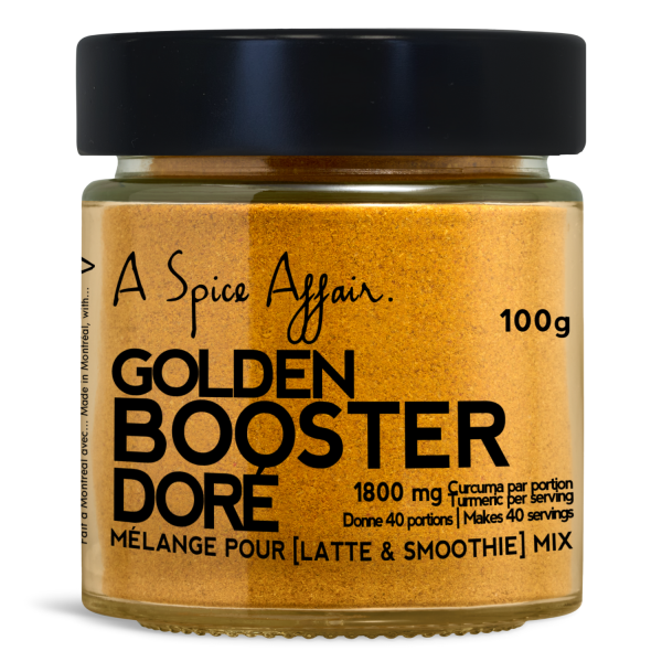 GOLDEN BOOSTER LATTE & SMOOTHIE MIX 100 G (3.5 oz) For Sale