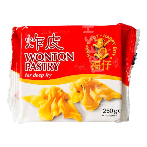 Wonton Pastry for Deep Fry HAPPY BOY 250g For Discount