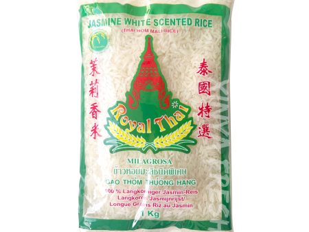 Jasmin White Scented Rice ROYALTHAI 1kg on Sale