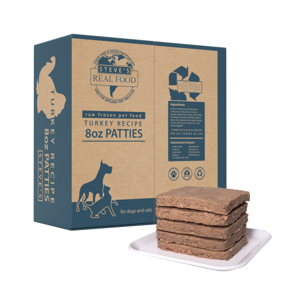 Steve s Real Food - Turkey Patties - Raw Dog Food - 14 lb (PRE-ORDER-Local Delivery Only) Online