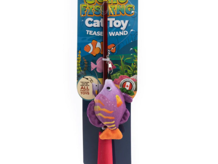 Fab Cat - Gone Fishing Teaser Wand Cat Toy Sale