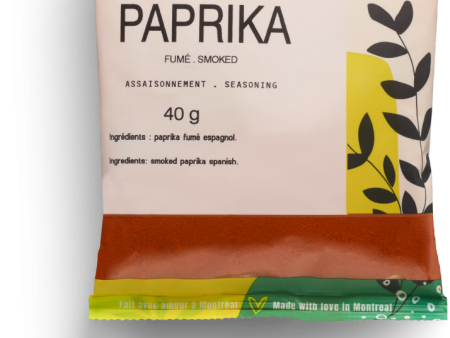 SMOKED PAPRIKA SPANISH NUTRIVILLA BAG 40 G (1.41 oz) For Sale