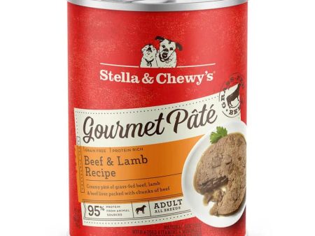 Stella & Chewy s - Gourmet Pate Beef & Lamb - Wet Dog Food - 12.5oz Discount