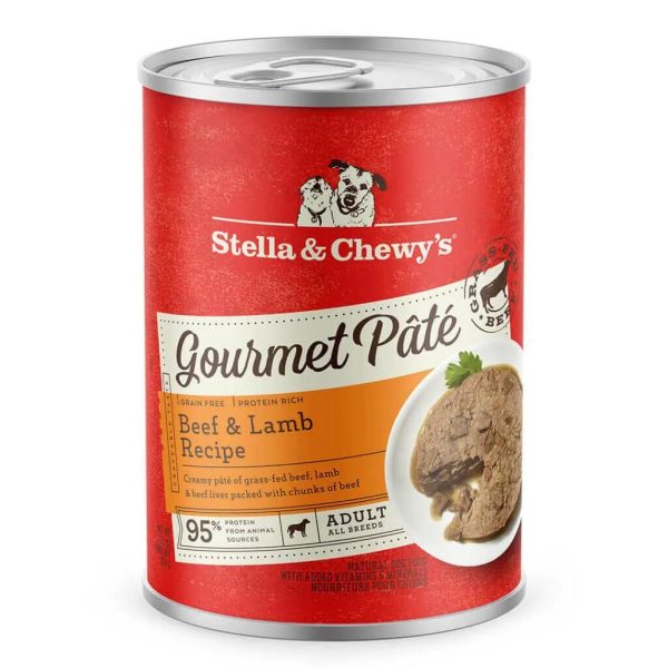 Stella & Chewy s - Gourmet Pate Beef & Lamb - Wet Dog Food - 12.5oz Discount