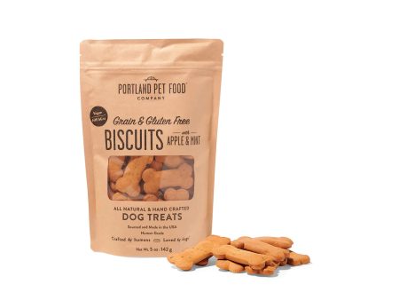 Portland Pet Food Company - Grain & Gluten-Free Apple & Mint Biscuits Supply