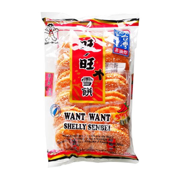 Shelly Senbei Rice Cracker Spicy Flavor WANT WANT 150g For Discount