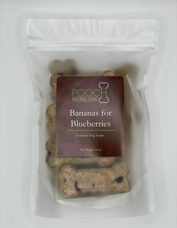 Pooch Natural Living - Bananas For Blueberries Treats on Sale