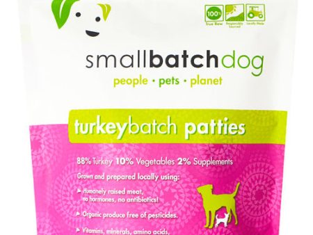 Small Batch - Turkey Batch Patties - Raw Dog Food - 6 lb (Local Delivery Only) For Cheap