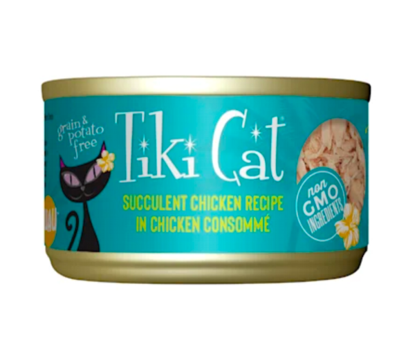 Tiki Cat - Puka Puka Luau Succulent Chicken in Chicken Consommé - Wet Cat Food - 2.8 oz Discount