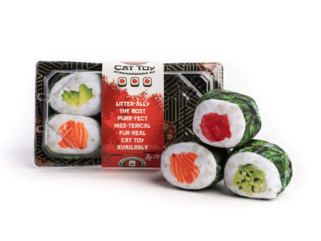 Fab Cat - Sushi Roll Cat Toy Cheap