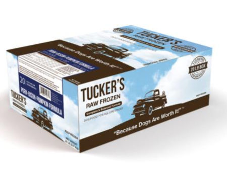 Tucker s - Pork Bison Pumpkin - Raw Dog Food - 20 lb (PRE-ORDER-Local Delivery Only) on Sale