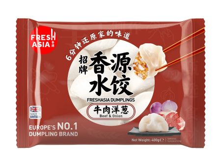 Beef & Onion Dumplings FRESHASIA 400g Online now