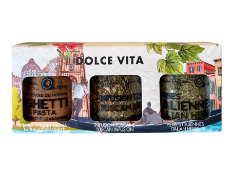 DOLCE VITA ITALIAN 3-PACK SPICE SET (230 G) For Sale