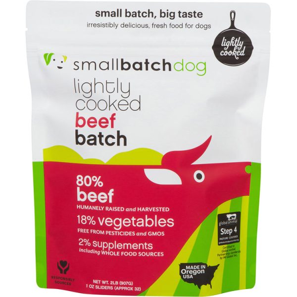 Small Batch - Lightly Cooked Beef Batch - Gently Cooked Dog Food - Various Sizes (Local Delivery Only) Online Sale