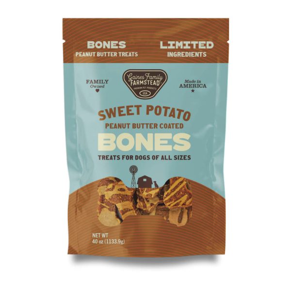 Gaines Family Farmstead - Sweet Potato & Peanut Butter Bones Online Sale