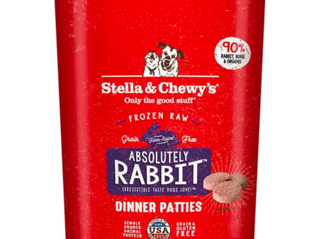 Stella & Chewy s - Absolutely Rabbit Dinner Patties - Raw Frozen Dog Food - Various Sizes (Local Delivery Only) Cheap