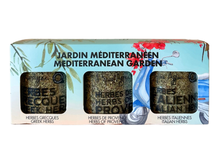 MEDITERRANEAN GARDEN 3-PACK SPICE SET (120 G) For Cheap