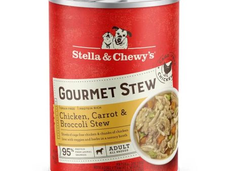 Stella & Chewy s - Gourmet Stew Chicken Carrot & Broccoli - Wet Dog Food - 12.5oz Sale