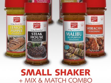 Mix and Match Combo Buy 7 Small Shakers and Get 1 Free - CLICK HERE Hot on Sale