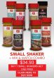 Mix and Match Combo Buy 7 Small Shakers and Get 1 Free - CLICK HERE Hot on Sale