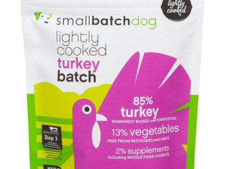 Small Batch - Lightly Cooked Turkey Batch - Gently Cooked Dog Food - Various Sizes (Local Delivery Only) Sale