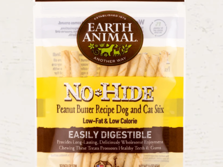 Earth Animal - No-Hide Peanut Butter Stix 10 Pack on Sale