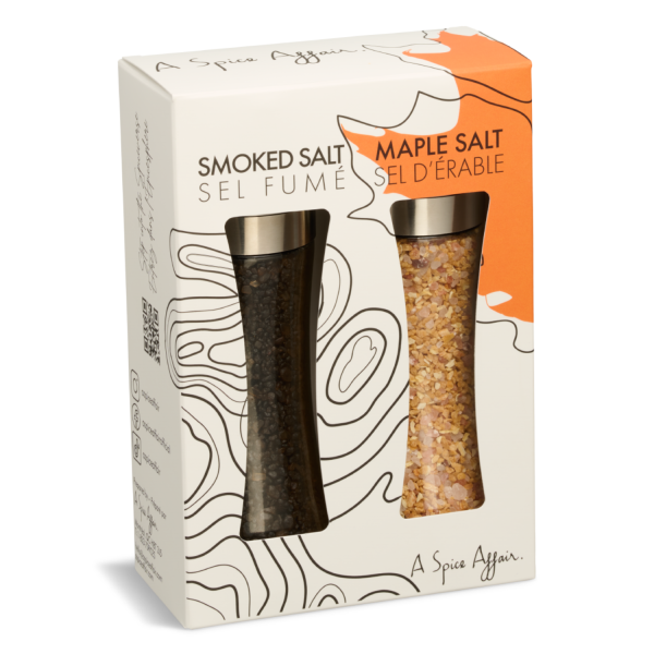 SMOKED SALT & MAPLE SALT GRINDER SET For Discount