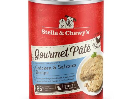 Stella & Chewy s - Gourmet Pate Puppy Chicken & Salmon - Wet Dog Food - 12.5oz For Sale