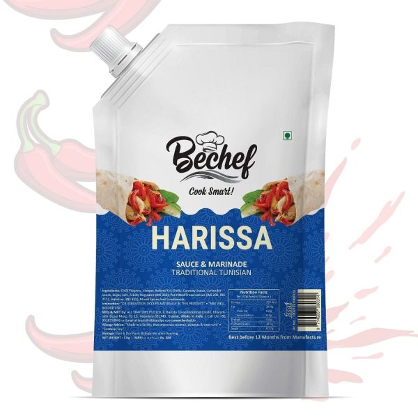 Harissa Sauce - 1 Kg : Bulk pack : Horeca Fashion