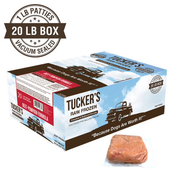 Tucker s - Beef Pumpkin - Raw Frozen Dog Food - 20 lb (PRE-ORDER - Local Delivery Only) Online Sale