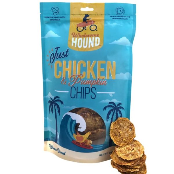 Wholesome Hound - Just Chicken & Pumpkin Chips Online now