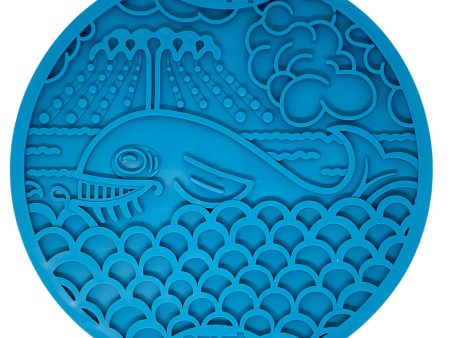 SodaPup - Whale Design EMat Enrichment Lick Mat with Suction Cups Supply