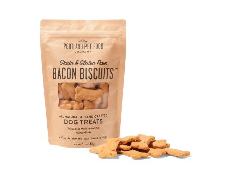 Portland Pet Food Company - Grain & Gluten-Free Bacon Biscuits Online Hot Sale