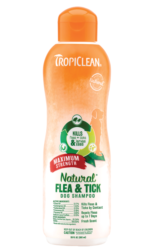 TropiClean - Natural Flea & Tick Shampoo Supply