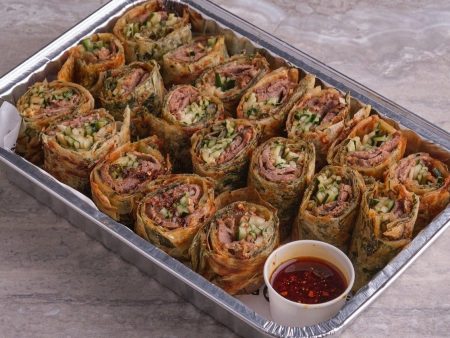 Scallion Pancake Beef Wrap Platter Sale