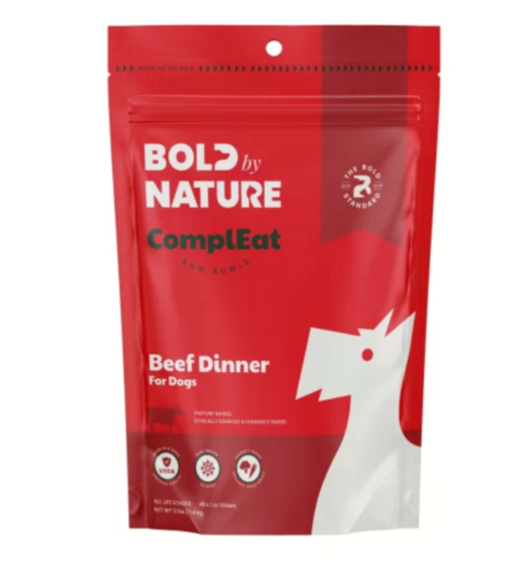 Bold By Nature - Beef - Raw Dog Food - Various Sizes (Local Delivery Only) Fashion