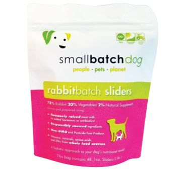 Small Batch - Frozen Rabbit Batch Sliders - Raw Dog Food - 3 lb (Local Delivery Only) Hot on Sale