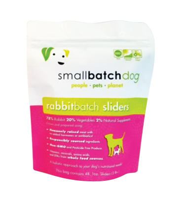 Small Batch - Frozen Rabbit Batch Sliders - Raw Dog Food - 3 lb (Local Delivery Only) Hot on Sale