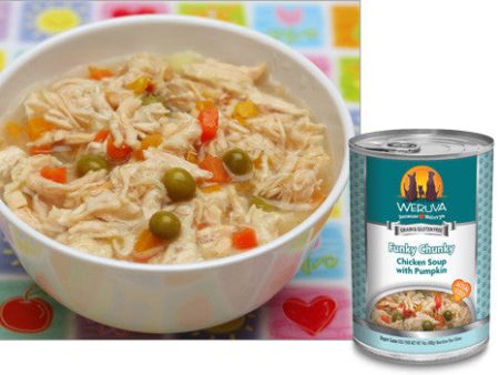 Weruva - Funky Chunky Chicken Soup with Pumpkin - Wet Dog Food - 14oz Sale