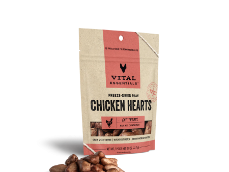 Vital Essentials - Freeze-Dried Chicken Hearts Cat Treat Online Sale